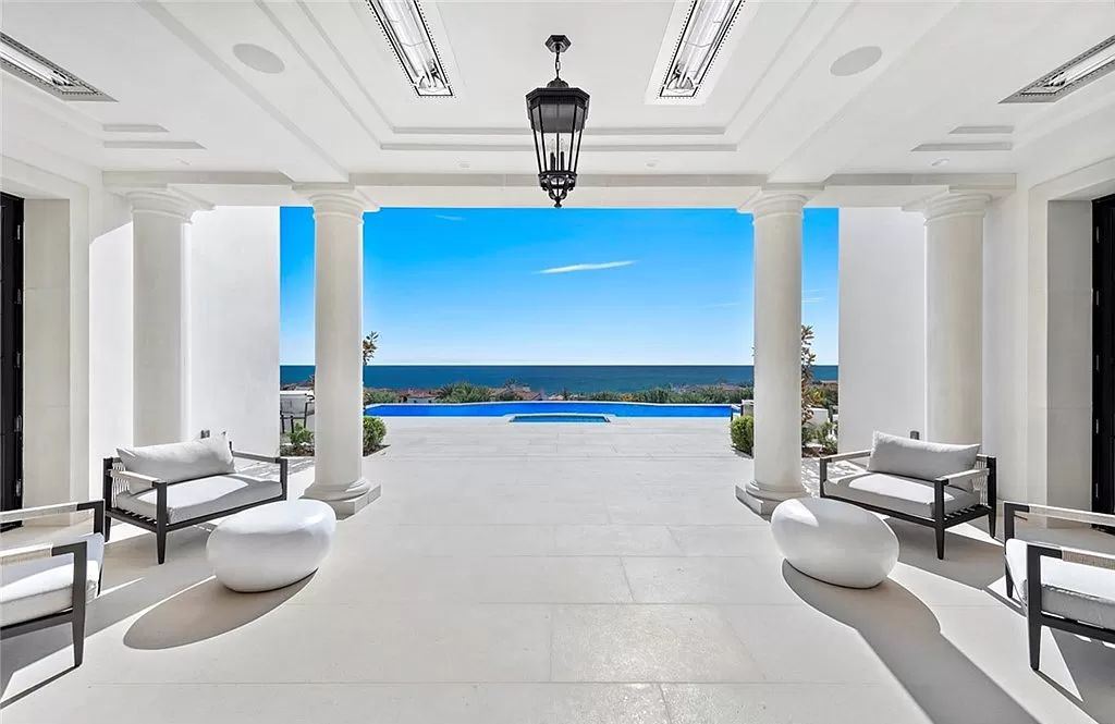 The Villa in Newport Coast, a Crystal Cove’s newest estate with southwest facing views in the exclusive enclave offering a lifestyle of unparalleled luxury is now available for sale. This home located at 22 Midsummer, Newport Coast, California 