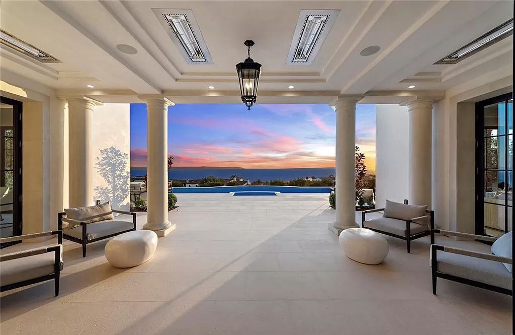 The Villa in Newport Coast, a Crystal Cove’s newest estate with southwest facing views in the exclusive enclave offering a lifestyle of unparalleled luxury is now available for sale. This home located at 22 Midsummer, Newport Coast, California 