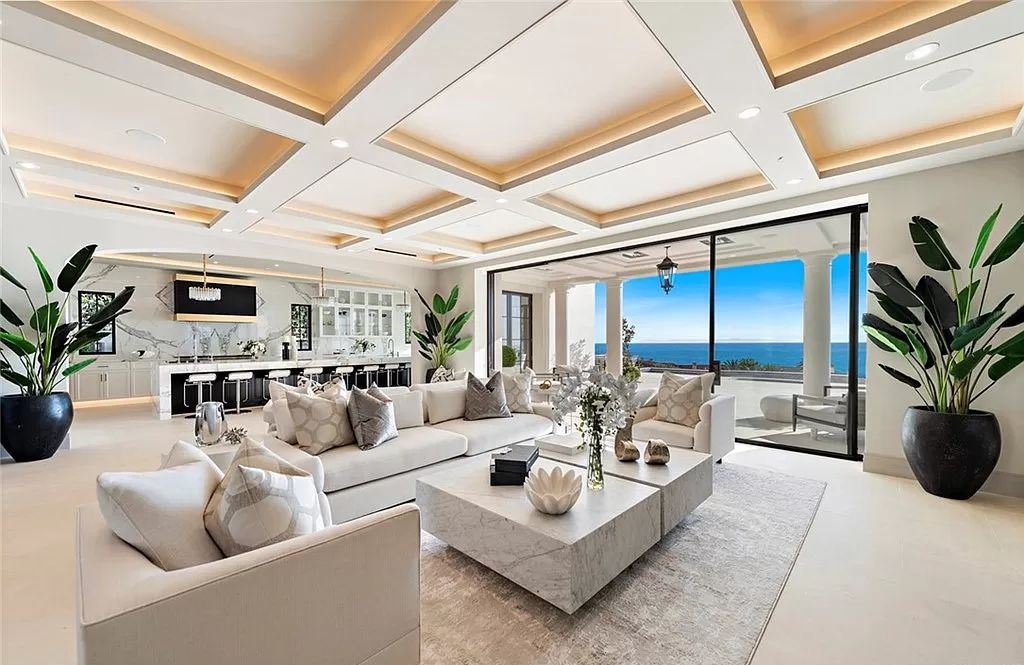 The Villa in Newport Coast, a Crystal Cove’s newest estate with southwest facing views in the exclusive enclave offering a lifestyle of unparalleled luxury is now available for sale. This home located at 22 Midsummer, Newport Coast, California 