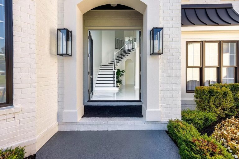 Located in one of The Most Desirable Gated Communities in Brentwood, This Elegant Estate Asks