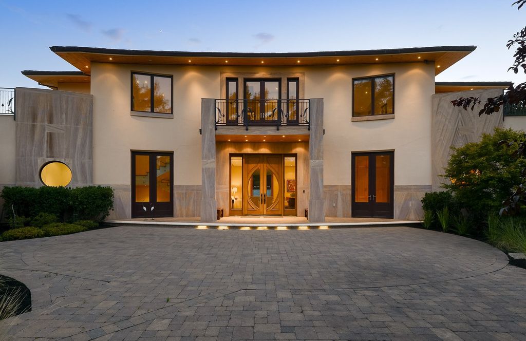 The Home in Los Altos Hills, an unparalleled estate was built with 5-star designer appointments inside and out and no straight angles to maximize California lifestyle is now available for sale. This house located at 12921 Tripoli Ct, Los Altos Hills, California
