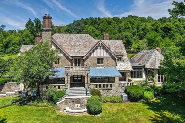Magnificent Tudor Estate in New Richmond, OH with Unbelievable Entertaining Options Lists for $2.25 M