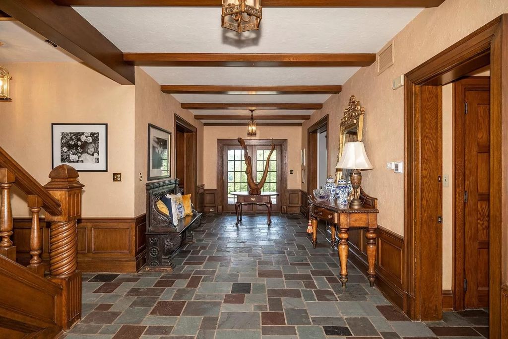 The Estate in New Richmond offers stunning great room with wood paneled ceiling walks out to patio and pool, now available for sale. This home located at 1104 Us Route 52, New Richmond, Ohio