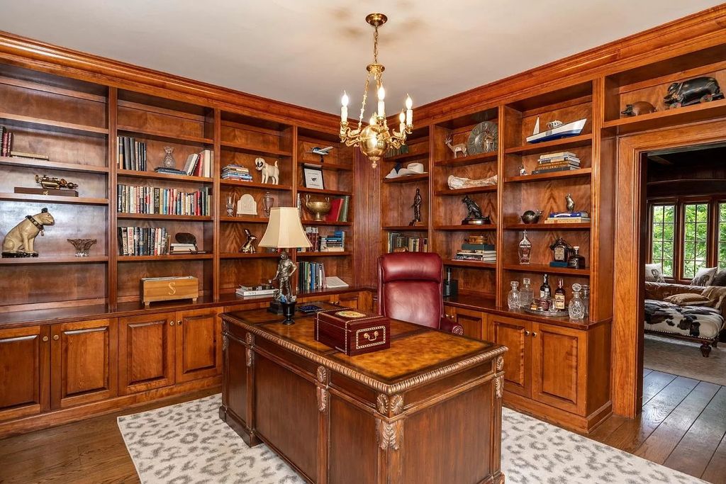 The Estate in New Richmond offers stunning great room with wood paneled ceiling walks out to patio and pool, now available for sale. This home located at 1104 Us Route 52, New Richmond, Ohio