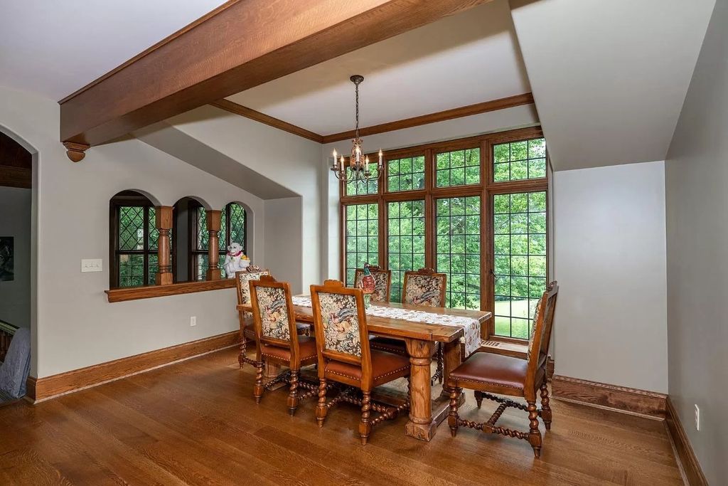 The Estate in New Richmond offers stunning great room with wood paneled ceiling walks out to patio and pool, now available for sale. This home located at 1104 Us Route 52, New Richmond, Ohio