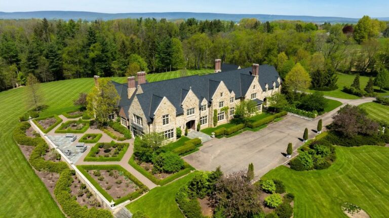 Offering Peaceful and Majestic Views, This Marvelous English Country Manor in Lewisburg Lists for $4,750,000
