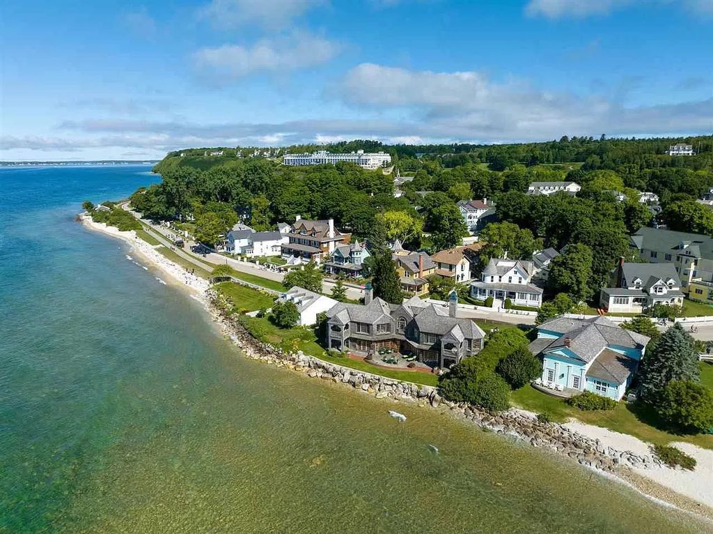 The Homes on Mackinac Island is a luxurious home with astonishing views take your breath away, now available for sale. This home located at 7575 Main St, Mackinac Island, Michigan