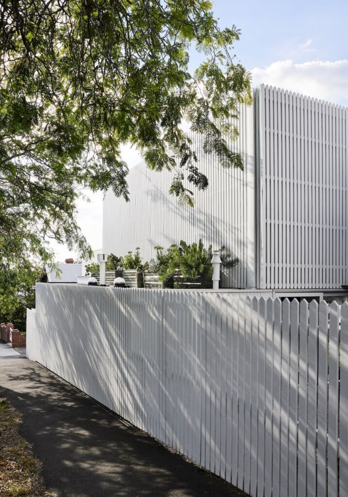 Picket House, Northcote Home Clad In White Pickets by Austin Maynard