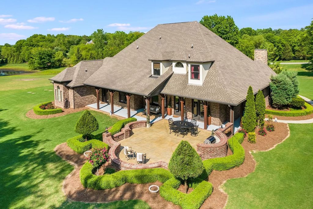 The Estate in Franklin is professionally designed landscape home with extensive custom millwork, now available for sale. This home located at 2401 Durham Manor Dr, Franklin, Tennessee