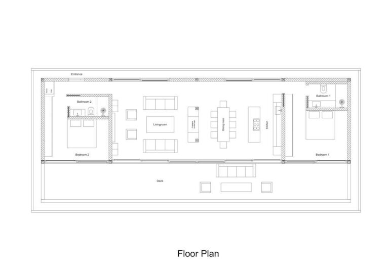 Reed House with Open Plan by Kamil Taner Architecture & Interiors