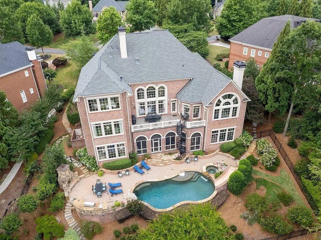 The Estate in Duluth is a luxurious home exuding artfully planned interior now available for sale. This home located at 2681 Lovejoy Cir, Duluth, Georgia; offering 06 bedrooms and 08 bathrooms with 10,886 square feet of living spaces.