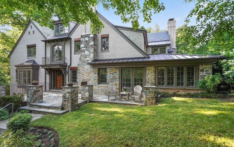 Sensational Bethesda Estate with Exceptional Construction, Materials and Scale Listed at $3.495 Million