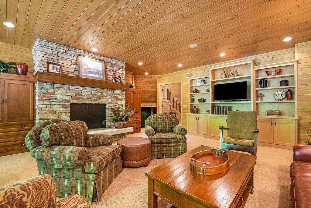 The Estate in Ada offers over-the-top quality inside and out with comfortable, intimate spaces plus large-scale entertainment spaces, now available for sale. This home located at 240 Taos Ave NE, Ada, Michigan