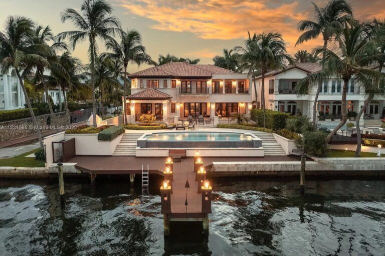 Spectacular Mediterranean Home in Miami with Incredible Unobstructed Views of Biscayne Bay Asks $25,000,000