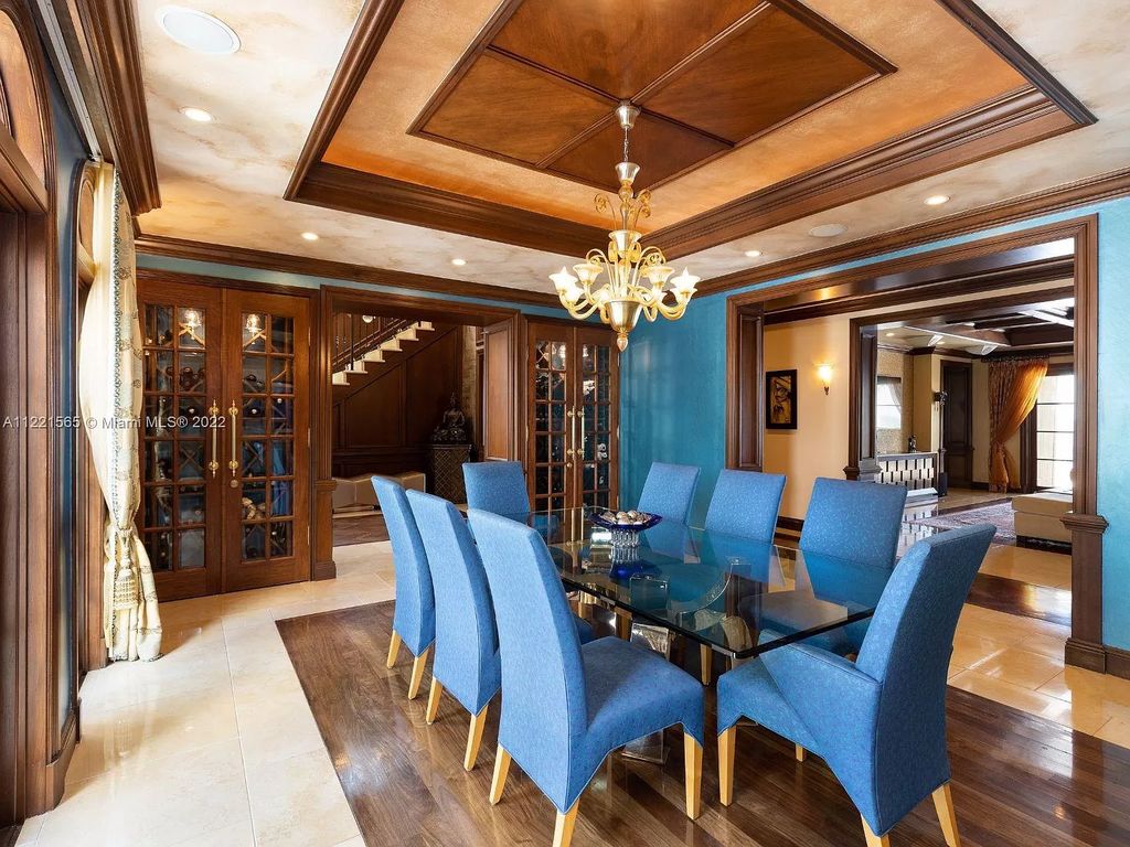 The Home in Miami, a spectacular Mediterranean 2-story waterfront residence with incredible unobstructed views of Biscayne Bay is now available for sale. This home located at 1940 S Bayshore Ln, Miami, Florida