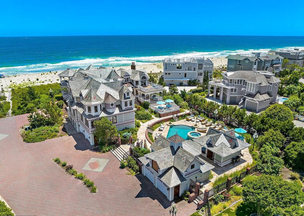 The Estate in Long Beach Township is a custom-built oceanfront estate presenting endless amenities for you to live in utmost comfort and luxury now available for sale. This home located at 67 Long Beach Blvd, Long Beach Township, New Jersey; offering 07 bedrooms and 12 bathrooms with 9,104 square feet of living spaces.