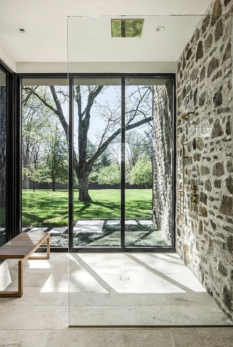 Stone and Glass Masterpiece Thoughtfully Curated and Perfectly Executed