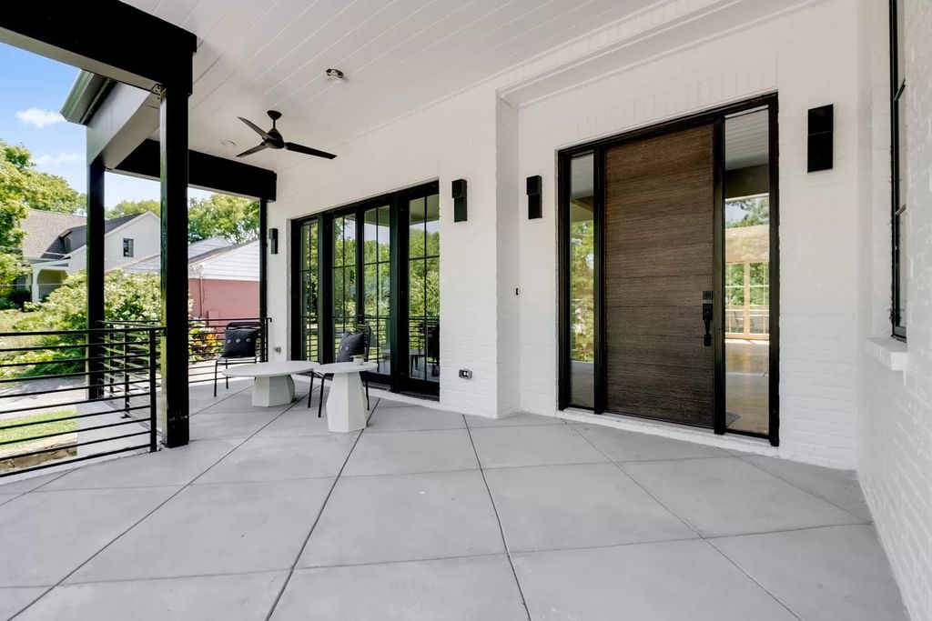 The House in Nashville boasts three levels of living with a Savaria elevator for all floors, now available for sale. This home located at 4024 General Bate Dr, Nashville, Tennessee