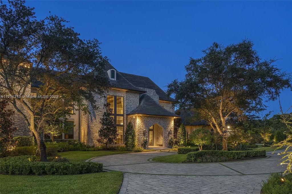 The Compound in Southwest Ranches offers two stunning, 2-story French Country style mansions separated by a large private lake with fountains is now available for sale. This home located at 13000-13001 Lewin Ln, Fort Lauderdale, Florida