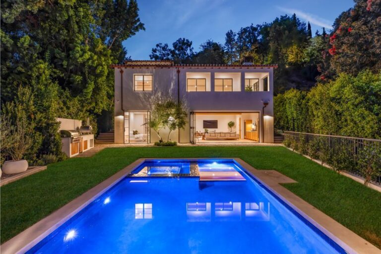 This $15.995 Million Italian inspired Designer Home is The Epitome of Luxury Living in The Famed Hollywood Hills