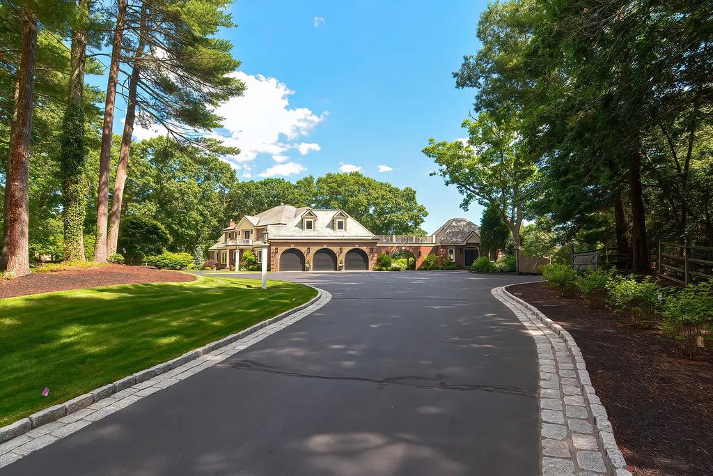 The Estate in Kingston is a stunning private equestrian estate with endless possibilities, now available for sale. This home located at 31 Ortolani Circle, Kingston, Massachusetts