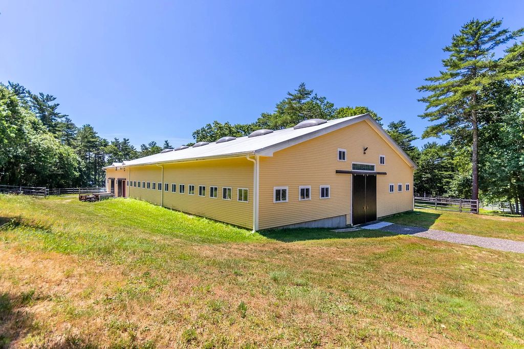 The Estate in Kingston is a stunning private equestrian estate with endless possibilities, now available for sale. This home located at 31 Ortolani Circle, Kingston, Massachusetts