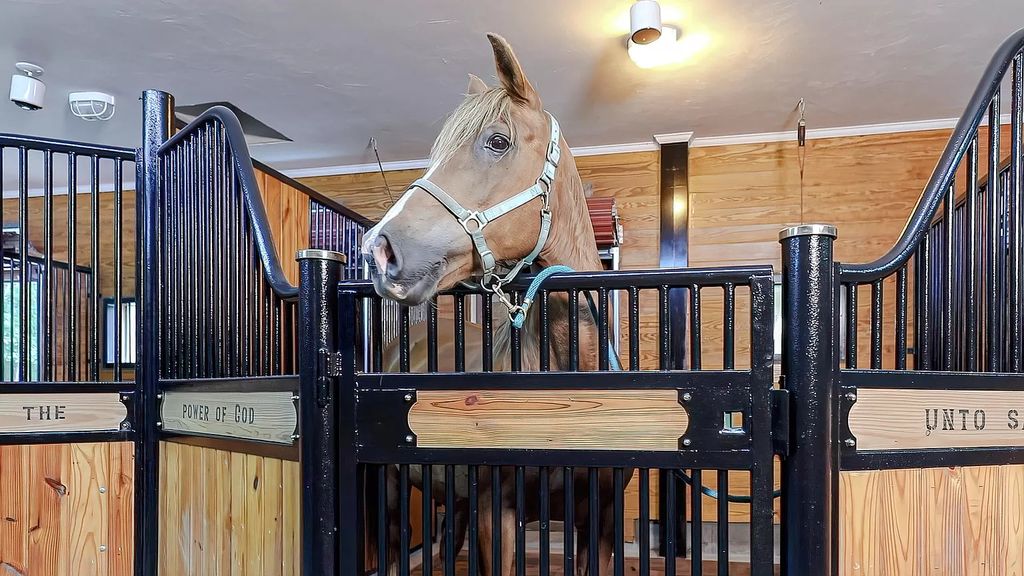 The Estate in Kingston is a stunning private equestrian estate with endless possibilities, now available for sale. This home located at 31 Ortolani Circle, Kingston, Massachusetts