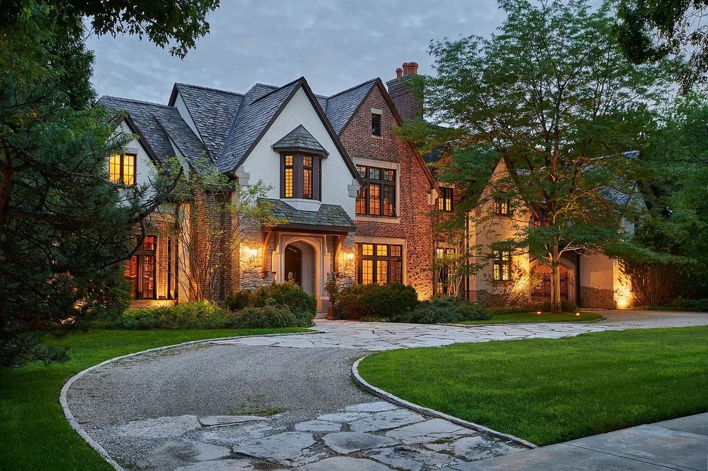 The Estate in Highland Park is a rare find that combines a flawless combination of unmatched style, grace and tradition, now available for sale. This home located at 86 Prospect Ave, Highland Park, Illinois