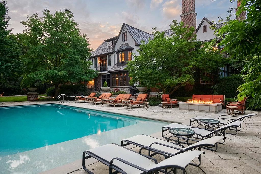 The Estate in Highland Park is a rare find that combines a flawless combination of unmatched style, grace and tradition, now available for sale. This home located at 86 Prospect Ave, Highland Park, Illinois