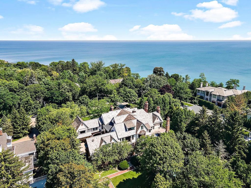 The Estate in Highland Park is a rare find that combines a flawless combination of unmatched style, grace and tradition, now available for sale. This home located at 86 Prospect Ave, Highland Park, Illinois