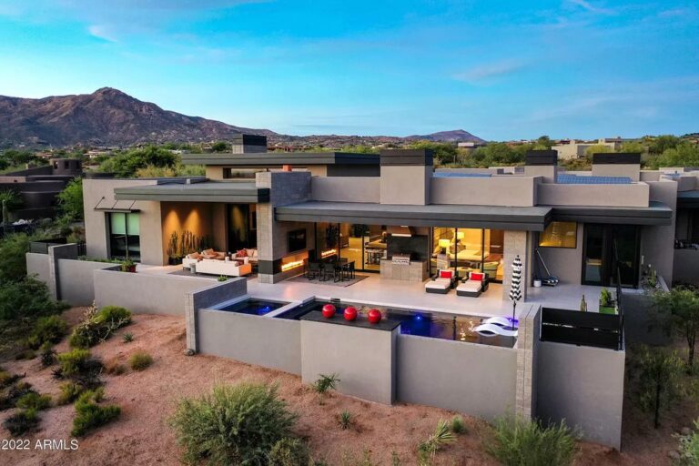 A Distinctive $4.75 Million Scottsdale Home with Outdoor Spaces for Everyday Casual Living and Larger Entertaining Needs