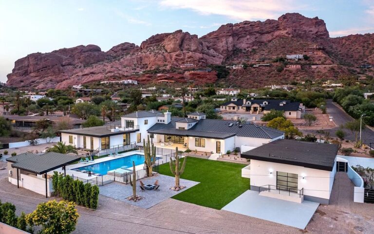 An Absolute Masterpiece with Breathtaking Mountain Views at A Premium Location in Phoenix Hits The Market for $8.995 Million
