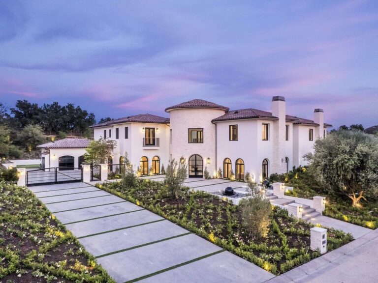Just Listed for $21.995 Million, The Manor at Grandioso is A Truly Masterpiece in Calabasas Showcases A Brilliant Reimagined Vision of Art and Style