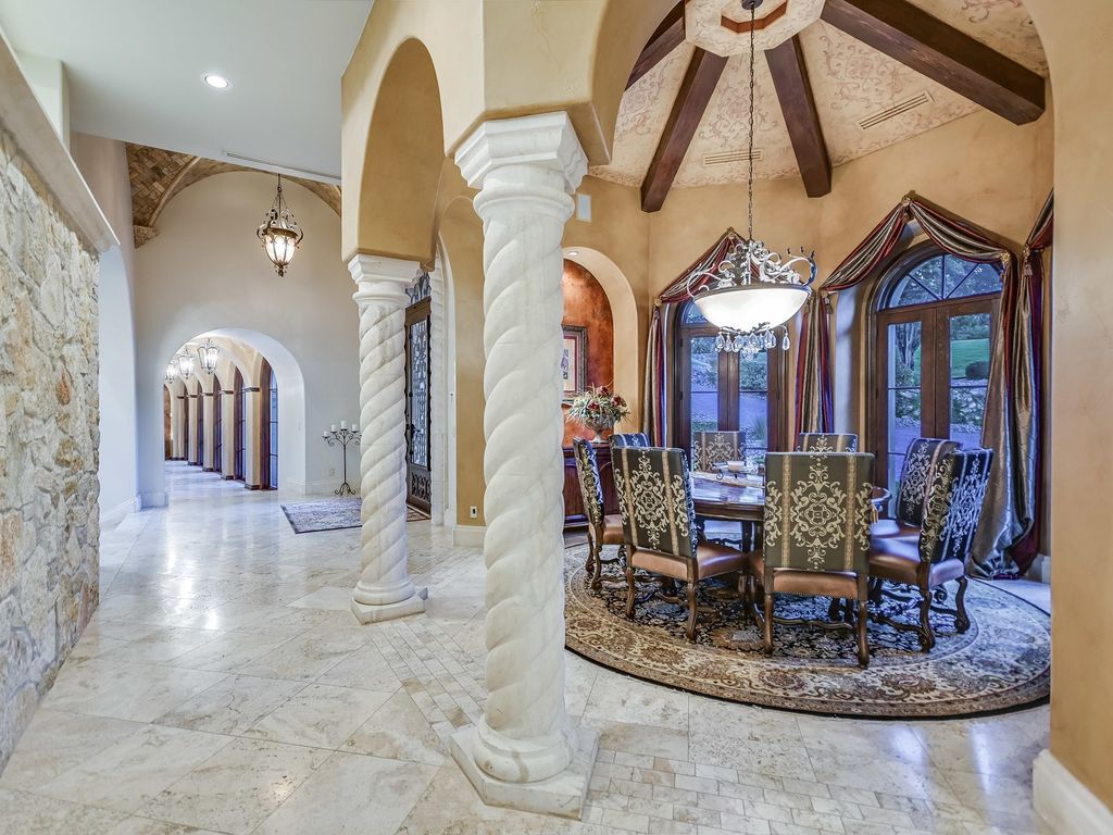 The Estate in Jonestown, a stunning estate constructed and situated at the end and hilltop area of The Peninsula on North Lake Shore Lake Travis is now available for sale. This home located at 16904 Regatta Cv, Jonestown, Texas