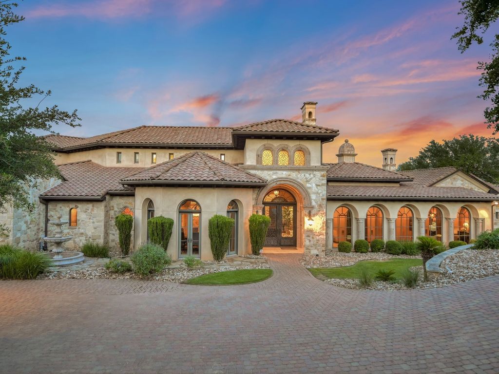 The Estate in Jonestown, a stunning estate constructed and situated at the end and hilltop area of The Peninsula on North Lake Shore Lake Travis is now available for sale. This home located at 16904 Regatta Cv, Jonestown, Texas