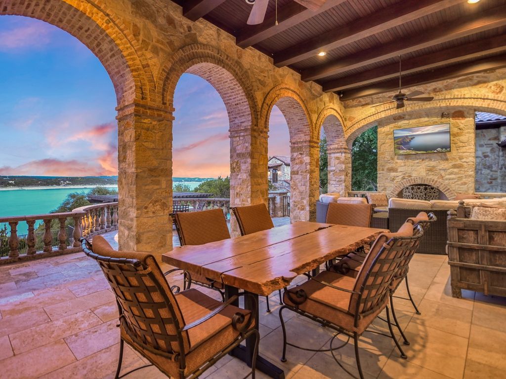 The Estate in Jonestown, a stunning estate constructed and situated at the end and hilltop area of The Peninsula on North Lake Shore Lake Travis is now available for sale. This home located at 16904 Regatta Cv, Jonestown, Texas