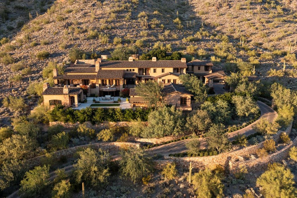 The Estate in Scottsdale, a mountainside sanctuary that offers both privacy and an organic connection to the Sonoran Desert built with the highest quality materials and workmanship is now available for sale. This home located at 10738 E Diamond Rim Dr, Scottsdale, Arizona