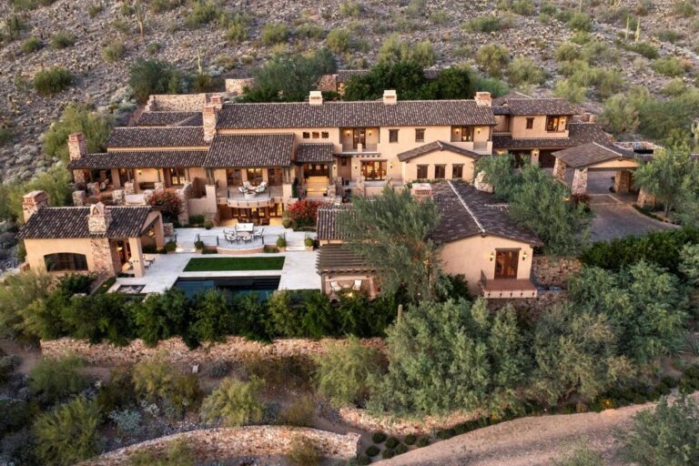 Asking for $16 Million, This Extraordinary Estate in Scottsdale is A Beautiful Expression of Ranch Hacienda-style Architecture