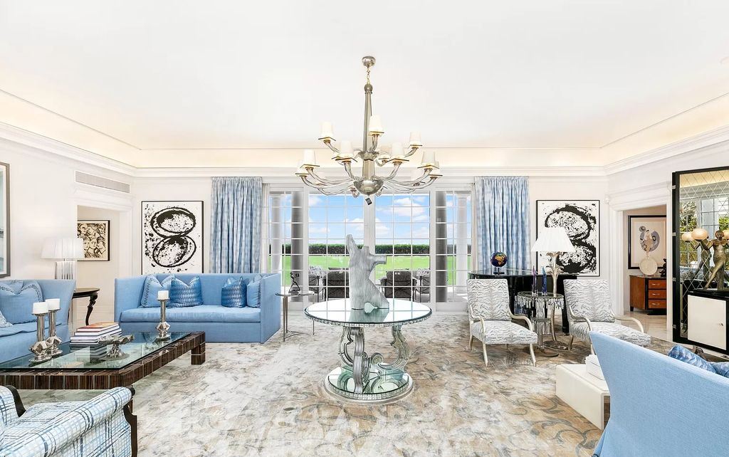 The Home in Palm Beach, a spectacular oceanfront estate with approximately 200 feet of ocean frontage offering beautiful sweeping views from nearly all primary rooms is now available for sale. This home located at 101 Jungle Rd, Palm Beach, Florida