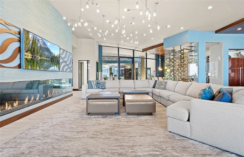 The Home in Henderson, a stunning desert contemporary masterpiece majestically perched within exclusive guard gated community of Ascaya offering breathtaking panoramic strip views is now available for sale. This home located at 9 Sky Arc Ct, Henderson, Nevada