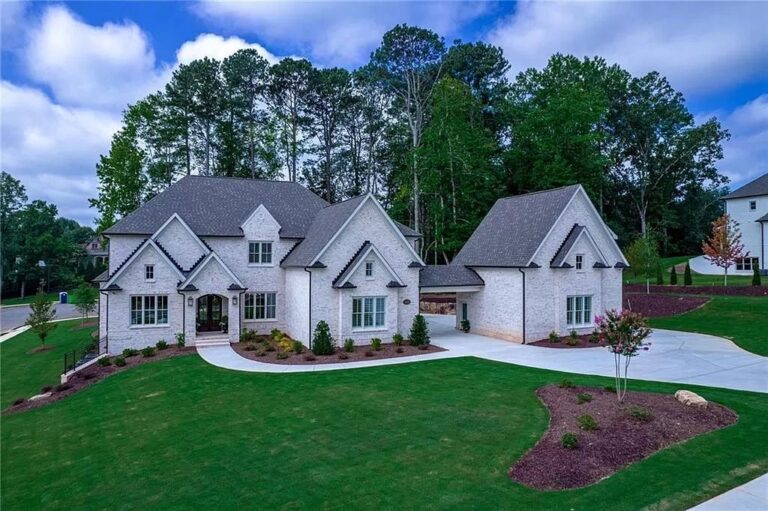 Beautiful New Construction Estate with Gorgeous Upgrades in Alpharetta Listed at $2.275M