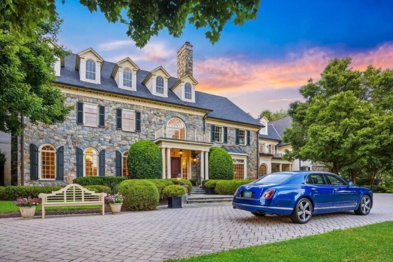 Classic American Colonial with Every Single Gracious and Tasteful Feature in Potomac Listed at $8.995M