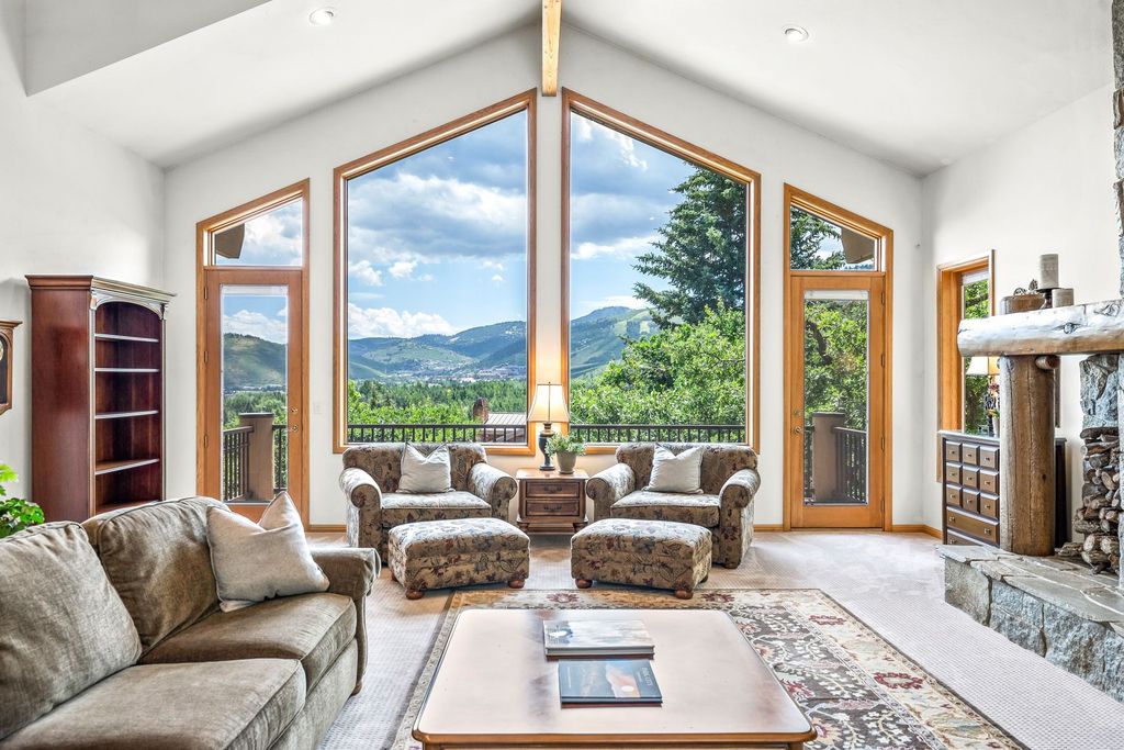 The Home in Park City, a custom and classic mountain contemporary estate surrounded by natural landscaping offering breathtaking, and expansive ski resort and Old Town views is now available for sale. This home located at 2437 Iron Canyon Dr, Park City, Utah