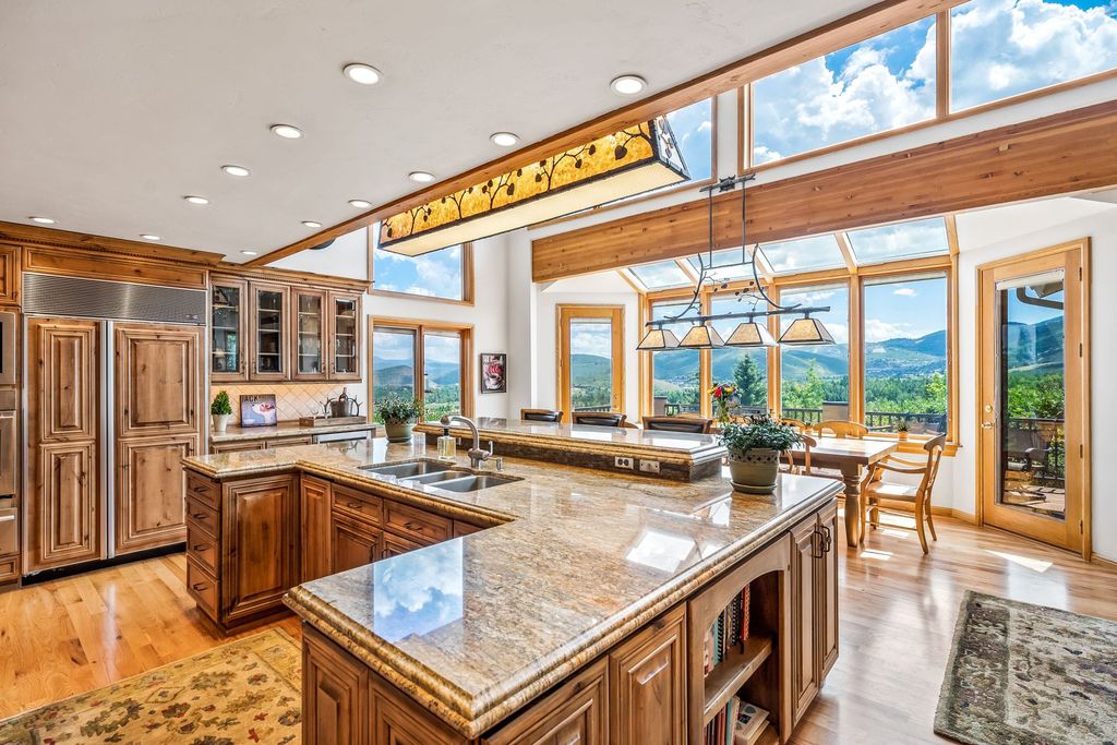 The Home in Park City, a custom and classic mountain contemporary estate surrounded by natural landscaping offering breathtaking, and expansive ski resort and Old Town views is now available for sale. This home located at 2437 Iron Canyon Dr, Park City, Utah