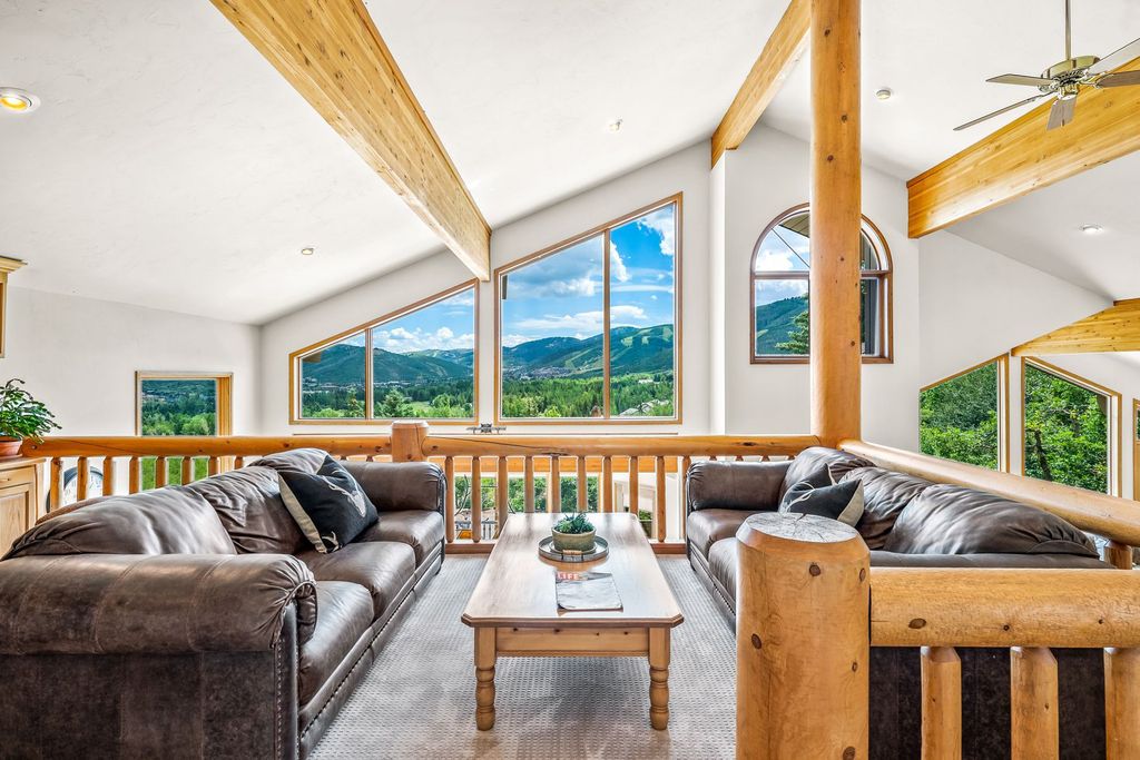 The Home in Park City, a custom and classic mountain contemporary estate surrounded by natural landscaping offering breathtaking, and expansive ski resort and Old Town views is now available for sale. This home located at 2437 Iron Canyon Dr, Park City, Utah