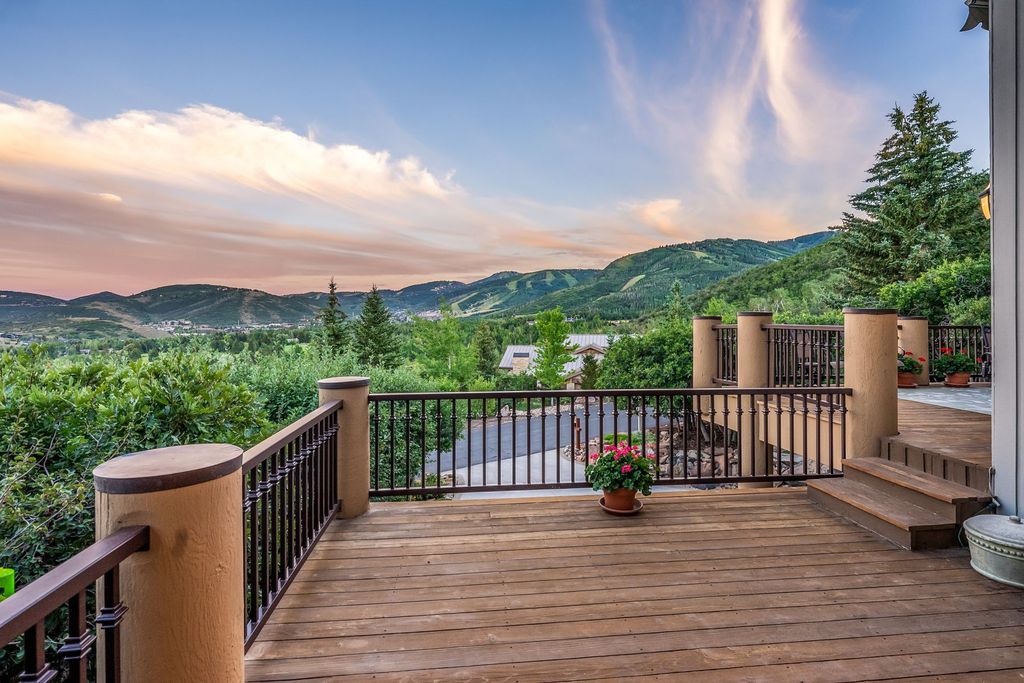 The Home in Park City, a custom and classic mountain contemporary estate surrounded by natural landscaping offering breathtaking, and expansive ski resort and Old Town views is now available for sale. This home located at 2437 Iron Canyon Dr, Park City, Utah