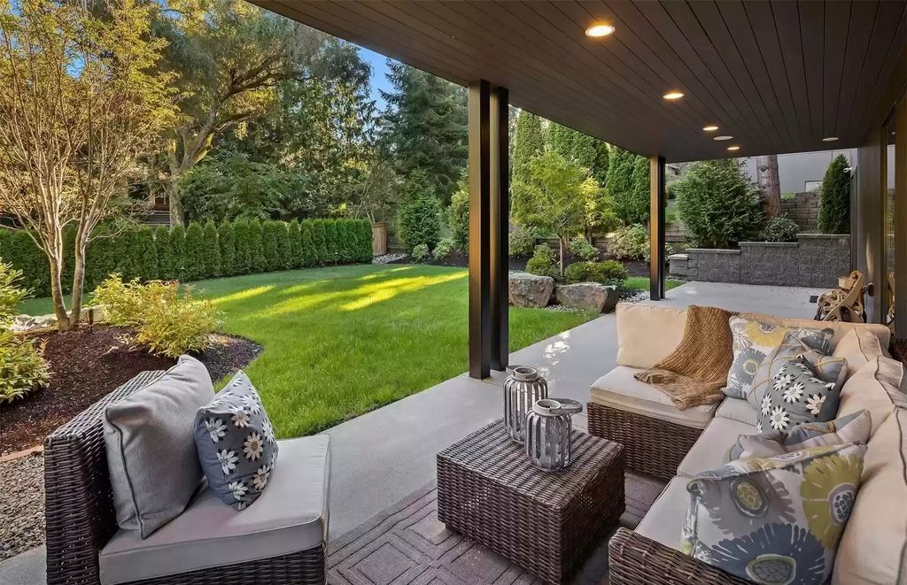 The Home in Bellevue is absolutely stunning with recent high end modern contemporary updates, now available for sale. This home located at 10211 NE 24th Street, Bellevue, Washington