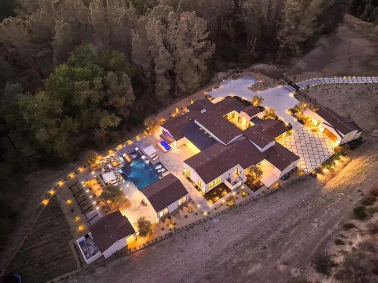 Custom Designed Modern Mediterranean Home in Loomis with A Resort Style