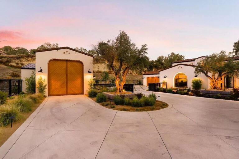 Custom Designed Modern Mediterranean Home in Loomis with A Resort Style