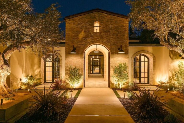 Custom Designed Modern Mediterranean Home in Loomis with A Resort Style